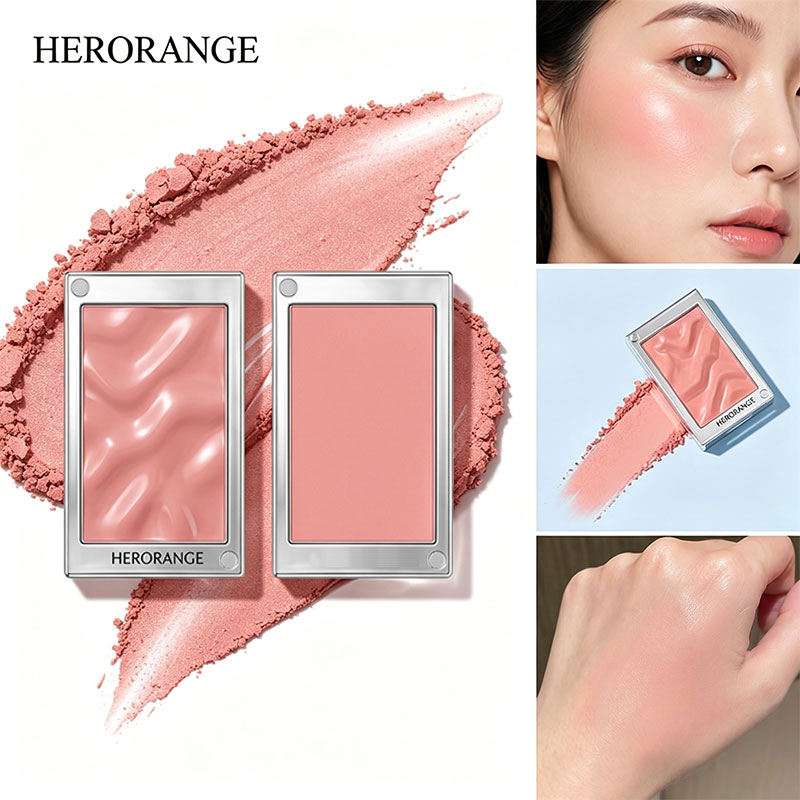 J Beauty Makeup - Blush Herorange Delicato sulla Pelle, Setoso