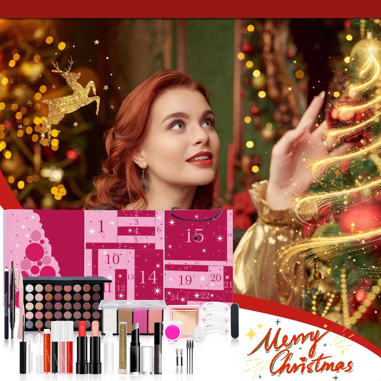 Beauty Makeup Advent Calendar - Calendario dell'Avvento per il trucco delle