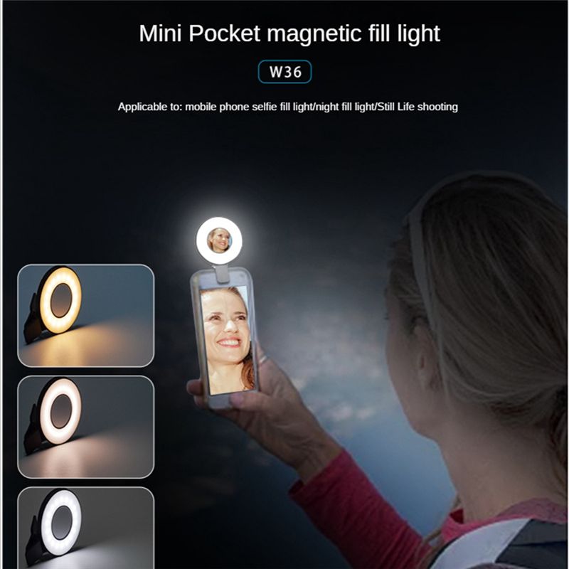 Beauty Makeup Video - AABFK Mini luce di riempimento per