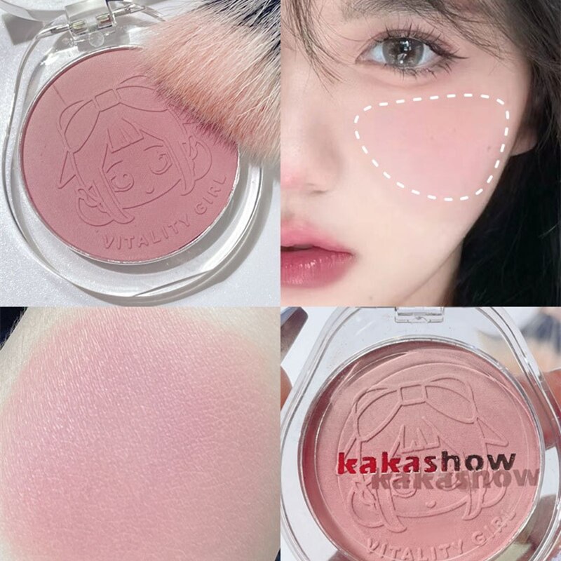 J Beauty Makeup - Dual Gradient Blush Highlights Natural Nude