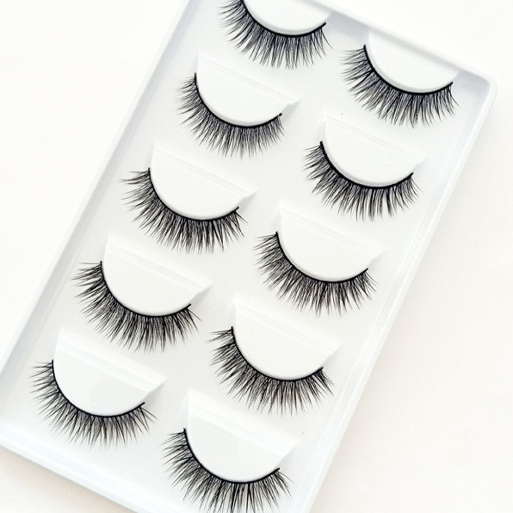 Beauty Makeup Look - 10 paia di ciglia finte naturali,