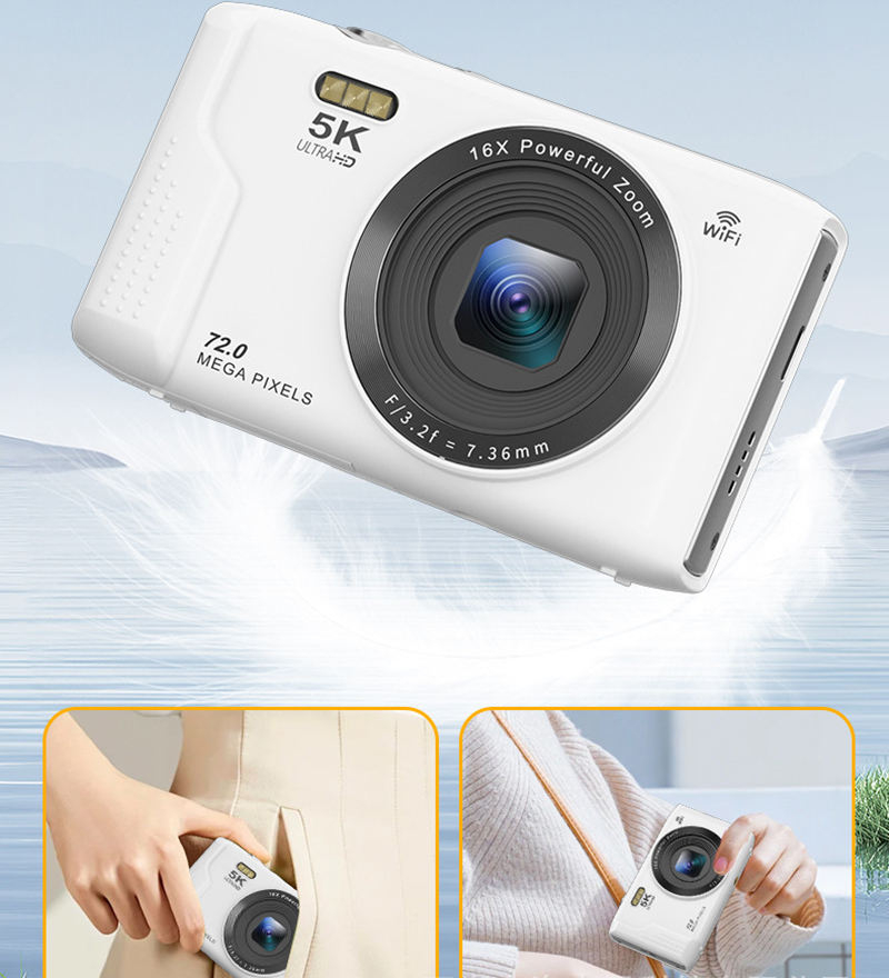 Beauty Makeup Camera - Videocamera per Studenti 5K a Prezzo