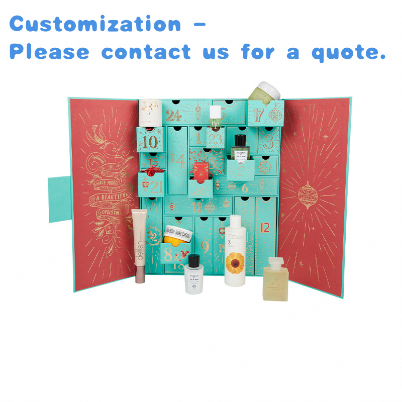 Beauty Makeup Advent Calendar - personalizzato.Bellezza Calendario dell'Avvento Scatola Cosmetico 24