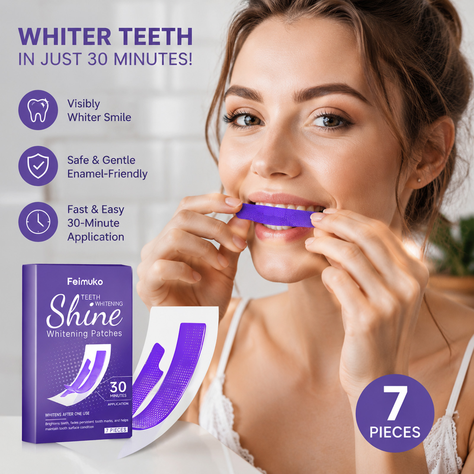 Teeth Whitening Strips - Strisce Sbiancanti per Denti in 30