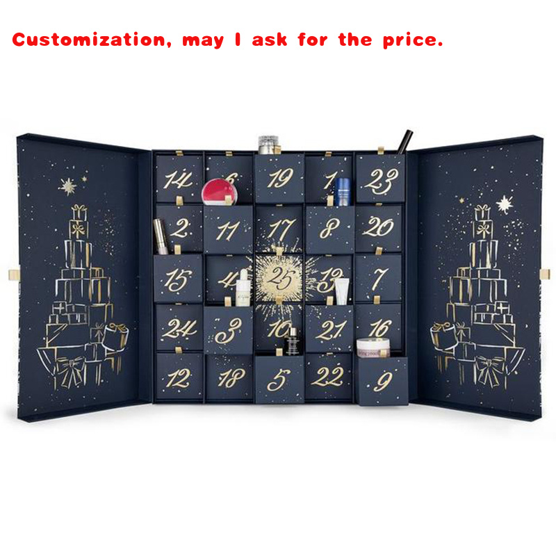 Beauty Makeup Advent Calendar - personalizzato.Scatola calendario dell'Avvento personalizzata personalizzata di
