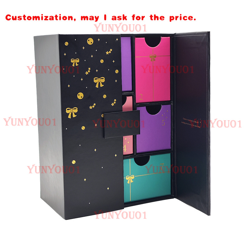 Beauty Makeup Advent Calendar - Confezione personalizzata per calendario dell'Avvento, scatola