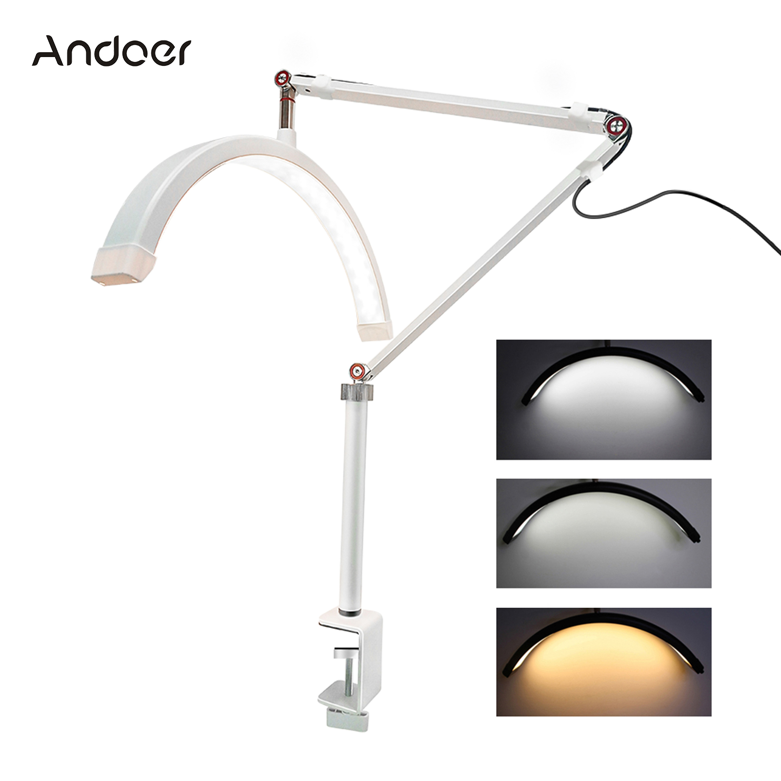 Beauty Makeup Video - Andoer HD-M3X Luce video a LED