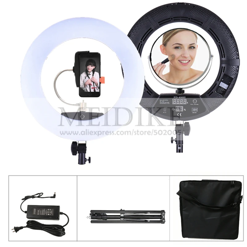 Beauty Makeup Video - Lampada ad Anello LED FD-480II per
