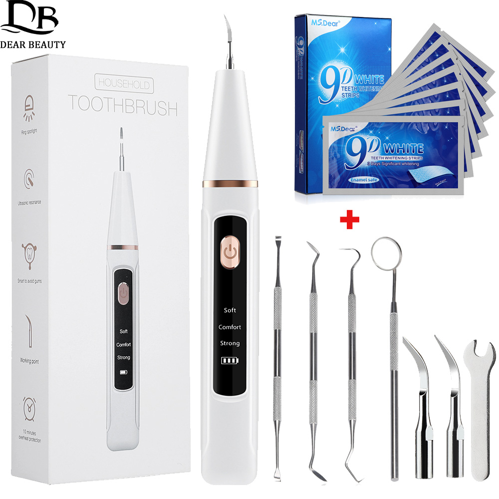Teeth Whitening Strips - Set di rimozione del tartaro dentale