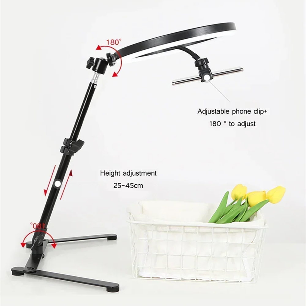Beauty Makeup Camera - 10''Ring Selfie Light Overhead Shooting Phone