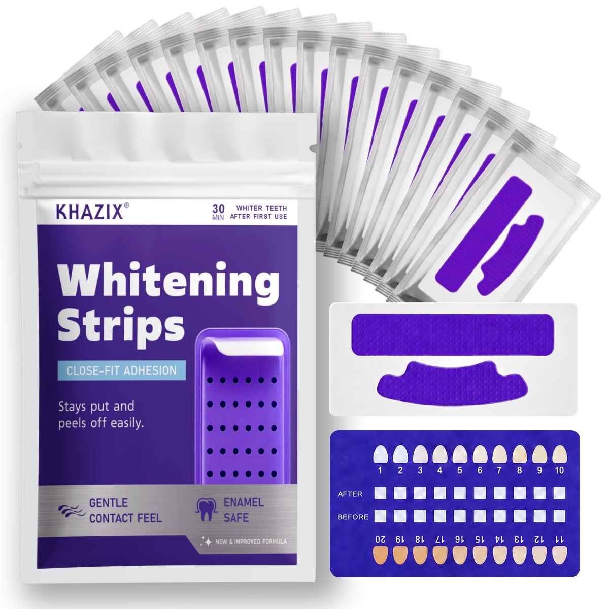 Teeth Whitening Strips - 7 Strisce Sbiancanti per Denti per