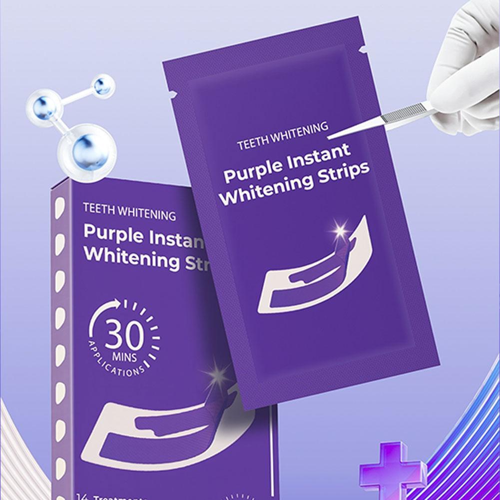 Teeth Whitening Strips - Strisce Sbiancanti per Denti V34 -