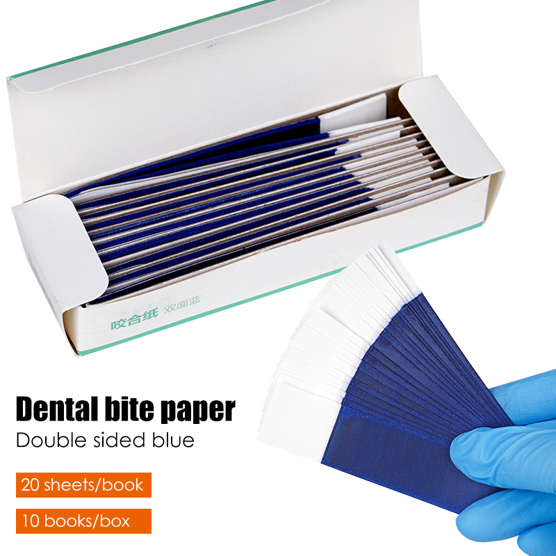 Teeth Whitening Strips - 200 Pezzi di Carta Articolatrice Dentale
