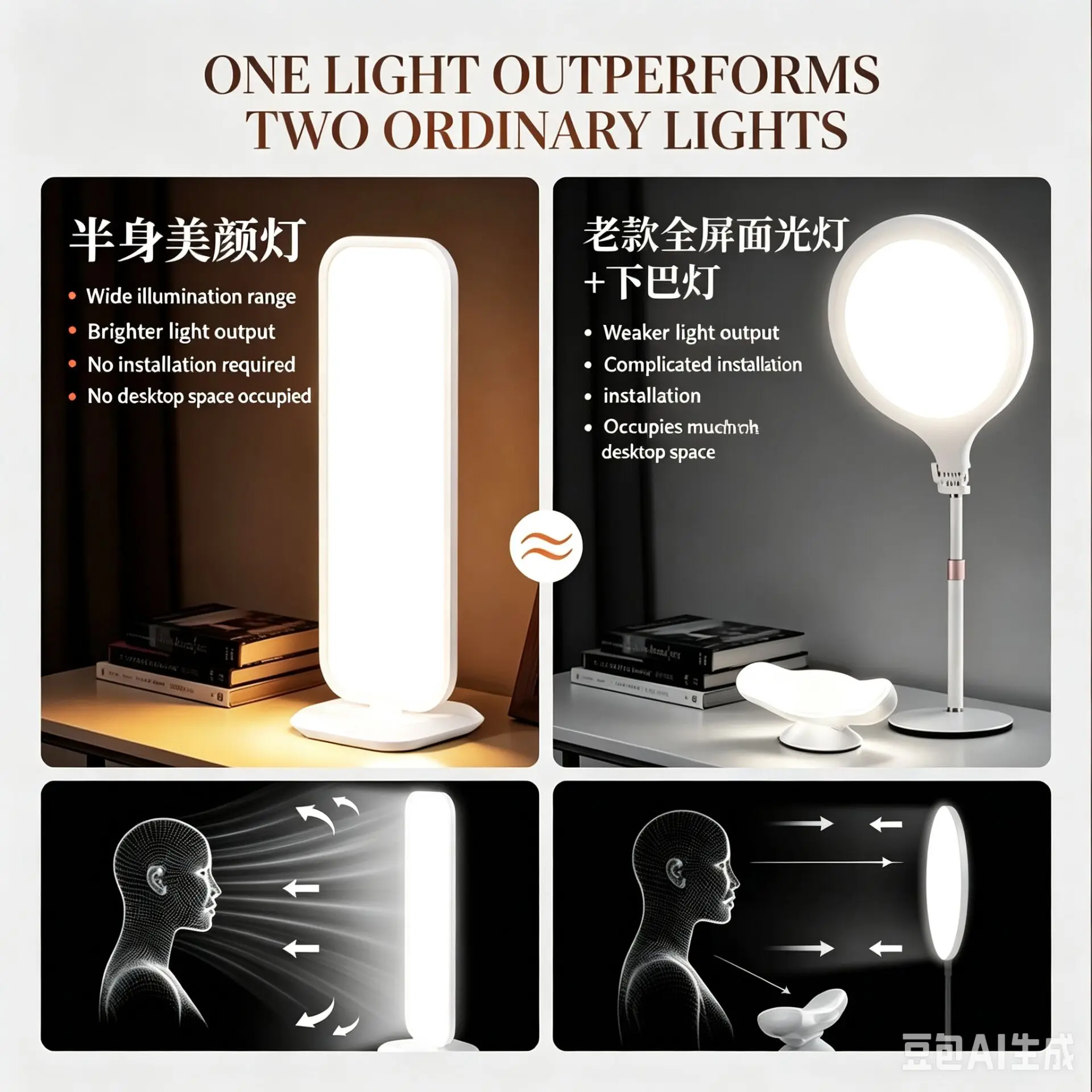 Lampada LED da Tavolo per Illu - Beauty Makeup Video recensione e prezzo