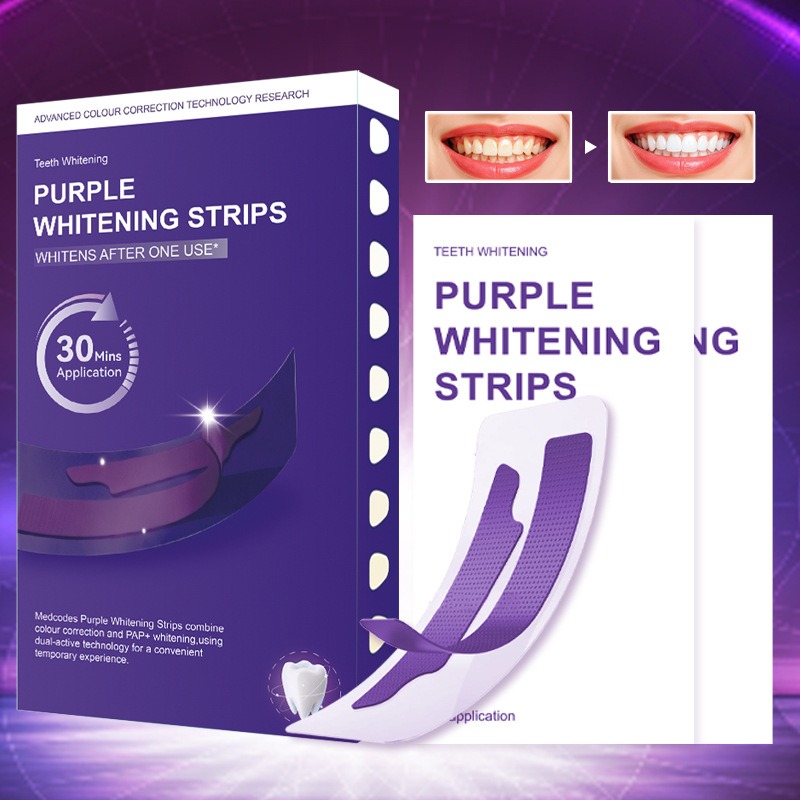 Strisce sbiancanti per denti V - Teeth Whitening Strips recensione e prezzo