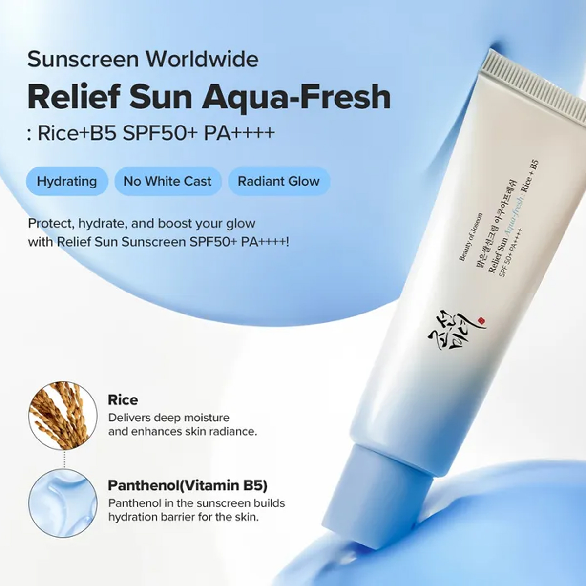 Beauty of Joseon Relief Sun Aq - Beauty Of Joseon Makeup recensione e prezzo