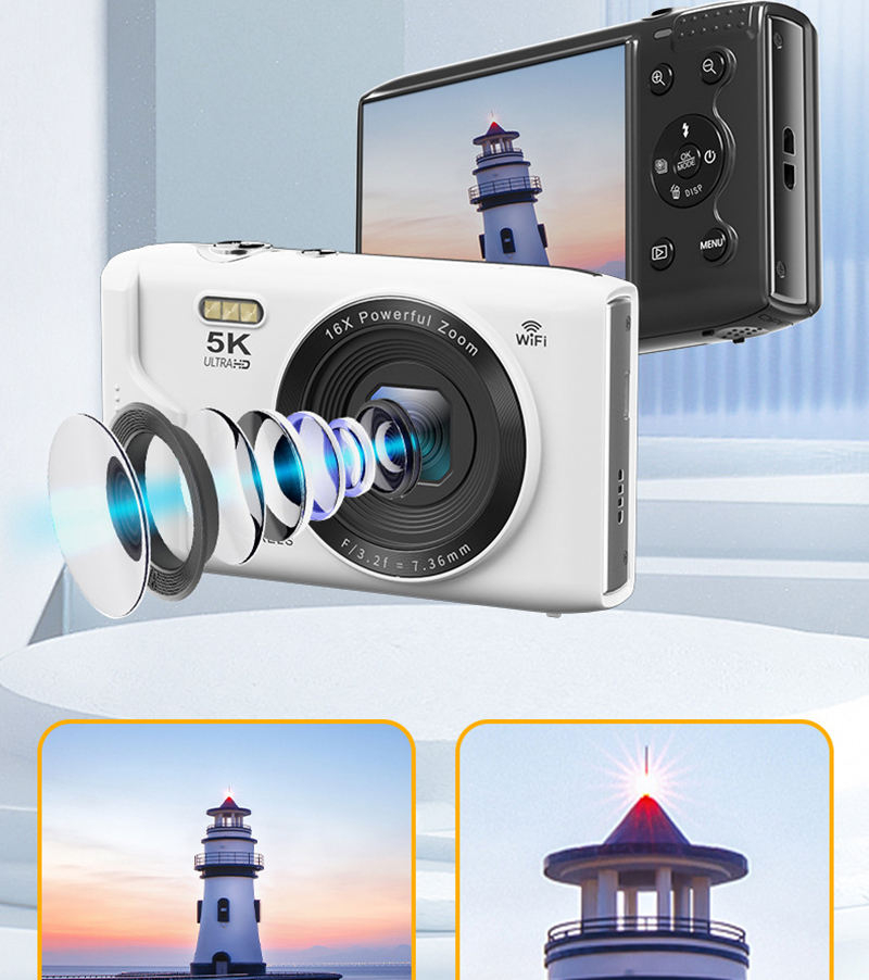 Videocamera per Studenti 5K a  - Beauty Makeup Camera recensione e prezzo
