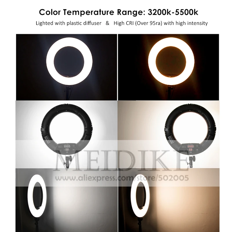 Lampada ad Anello LED FD-480II - Beauty Makeup Video recensione e prezzo