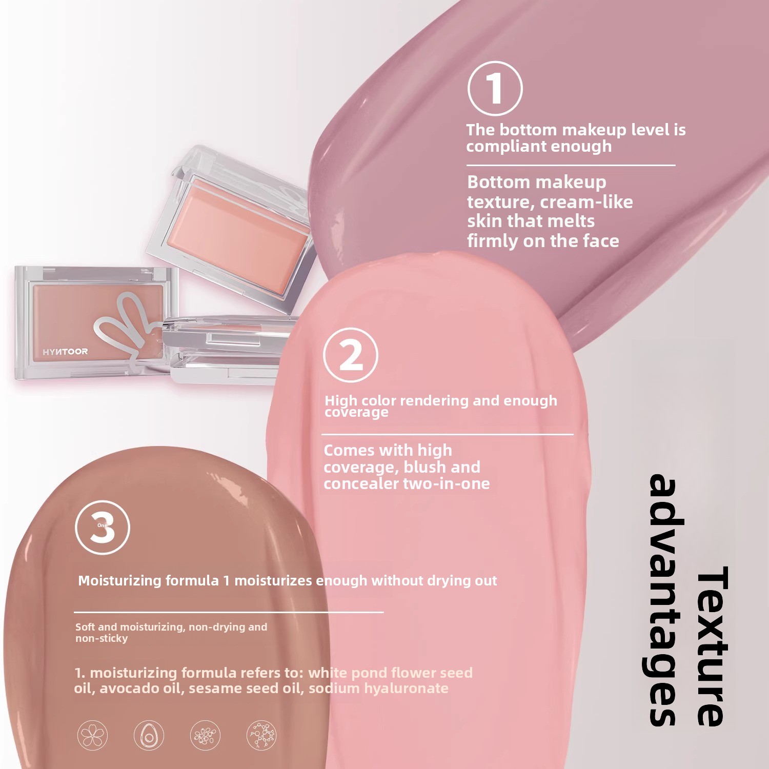 HYNTOOR Base Makeup Blush Crea - J Beauty Makeup recensione e prezzo