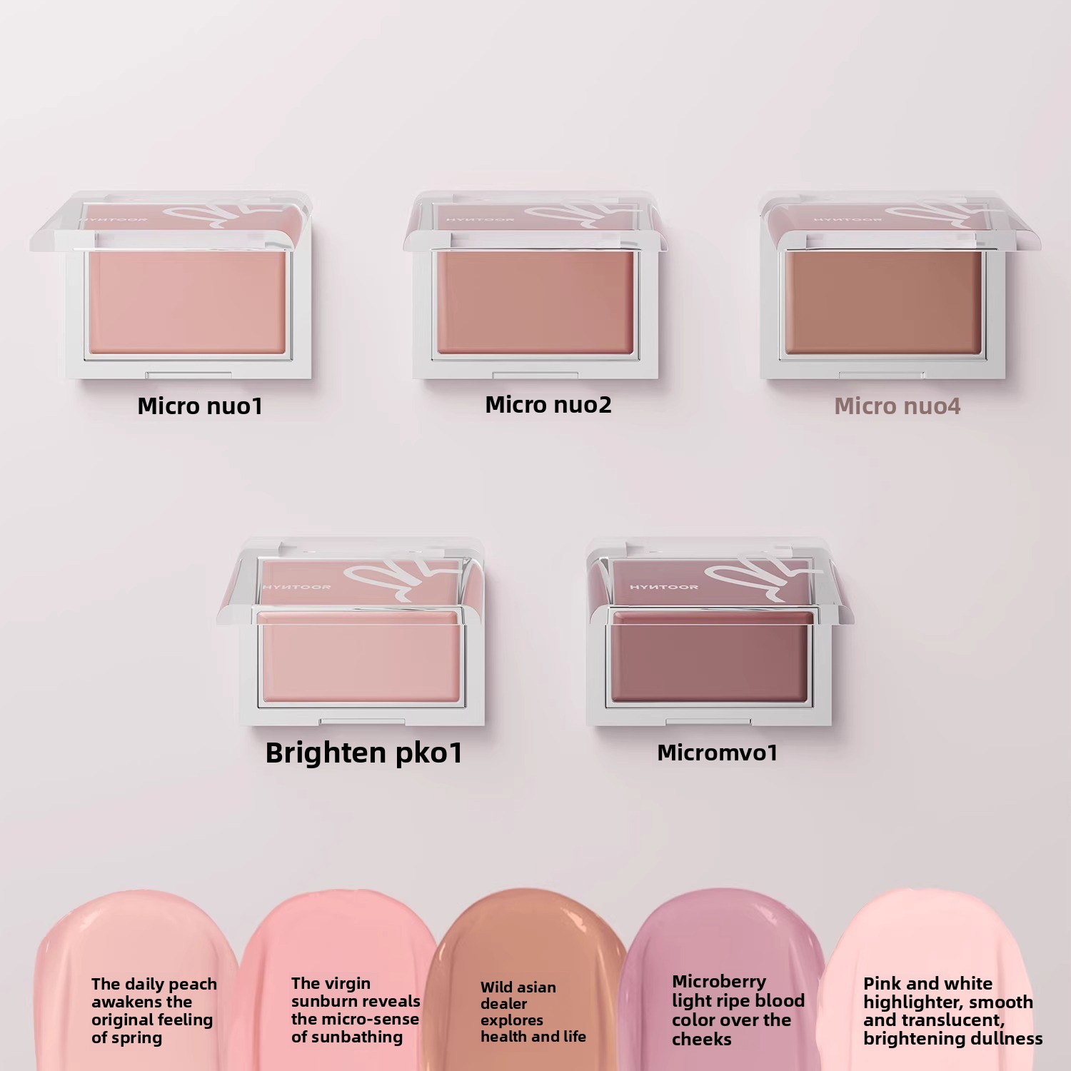 HYNTOOR Base Makeup Blush Crea - J Beauty Makeup recensione e prezzo
