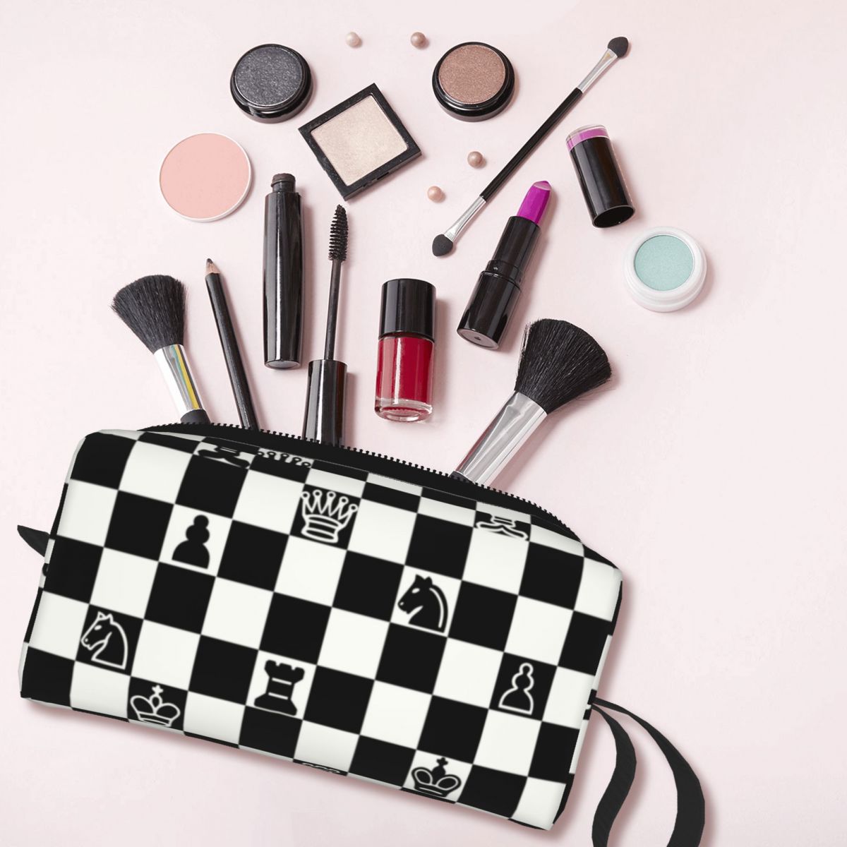 Borsa da toilette per scacchi  - Beauty Makeup Game recensione e prezzo