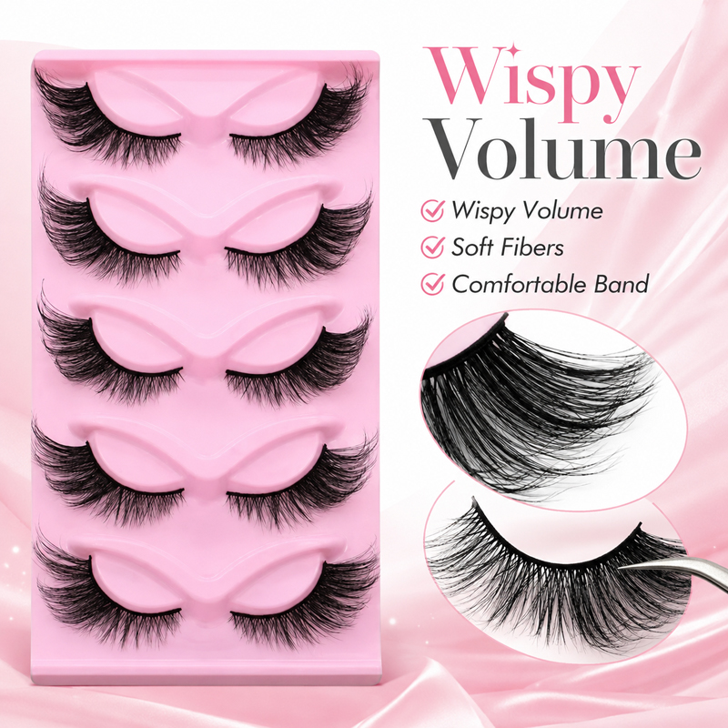 5 Paia 2 Stili Ciglia Finte Ef - Beauty Makeup Look recensione e prezzo