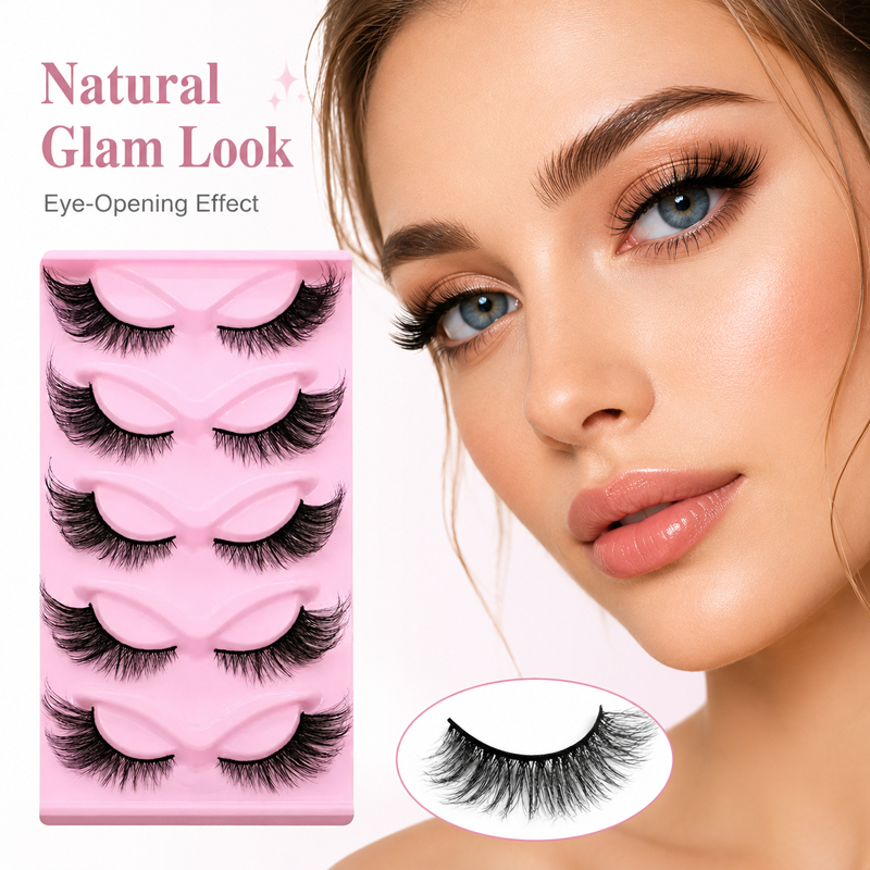 5 Paia 2 Stili Ciglia Finte Ef - Beauty Makeup Look recensione e prezzo