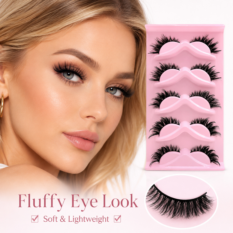 5 Paia 2 Stili Ciglia Finte Ef - Beauty Makeup Look recensione e prezzo